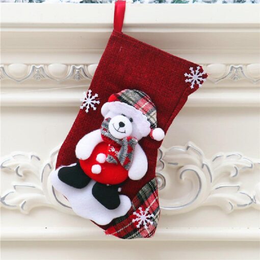 5 Styles 4pcs Christmas Stockings - Image 5