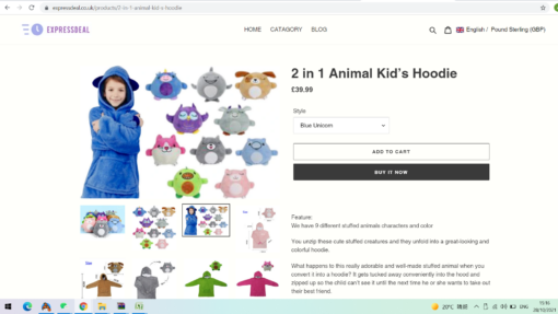 Kids Snuggle Hoodie - Image 7