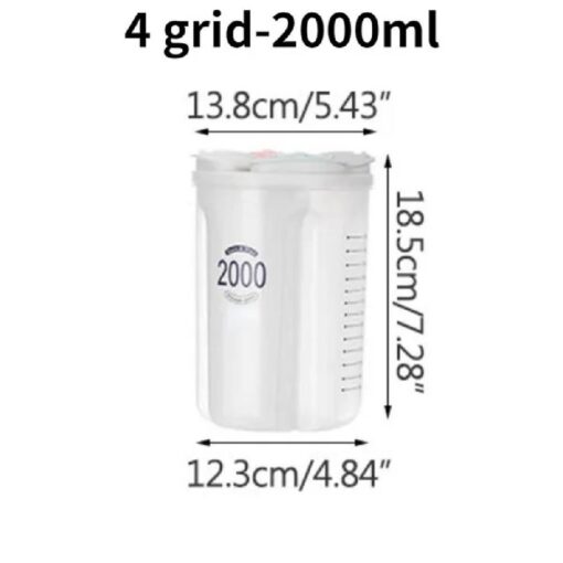 1500ml or 2000 ml Moisture-Proof Sealed Cans Transparent Organizers - Image 5