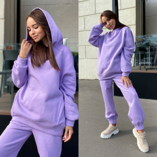 Women's Street Style Cozy Hoodie and Pants Set - Image 13