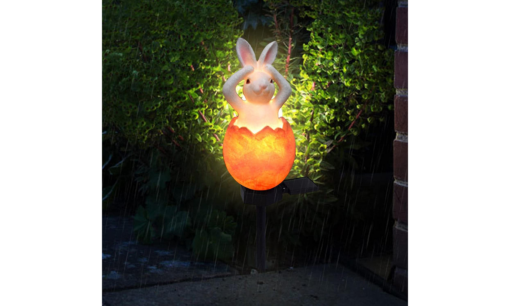 One or Two Solar Rabbit Shaped Sculpture Garden LED Light - Image 13