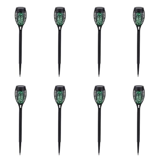 Four or Eight Pack Solar LED Flickering Flame Torch Light - Image 15