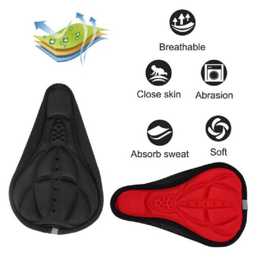 3D Silicone Gel Saddle Cover for Bicycle - Image 14