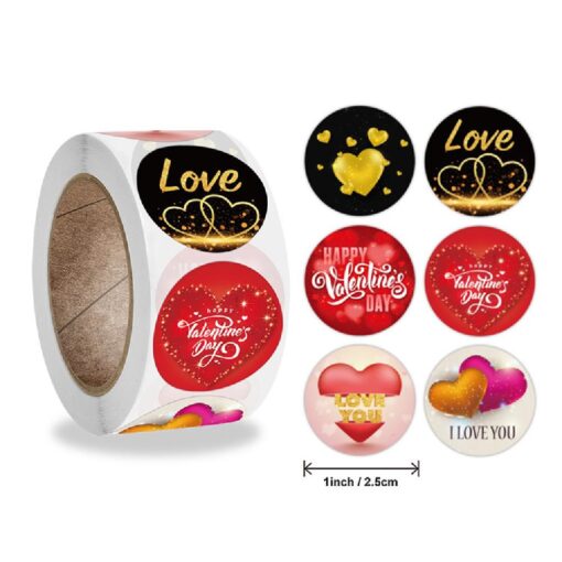 500 or 2000 Pcs I Love You Stickers Stickers - Image 5