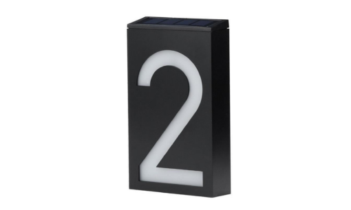 One or Two Solar LED Number Door Plaque Lamp - Image 15