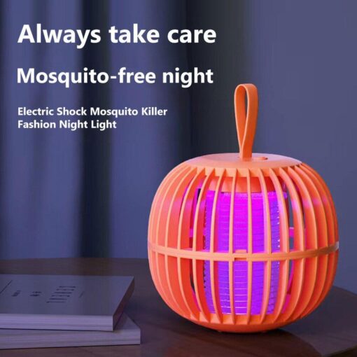 One or Two Pumpkin-Shaped Bug Zapper with LED Lights - Image 3