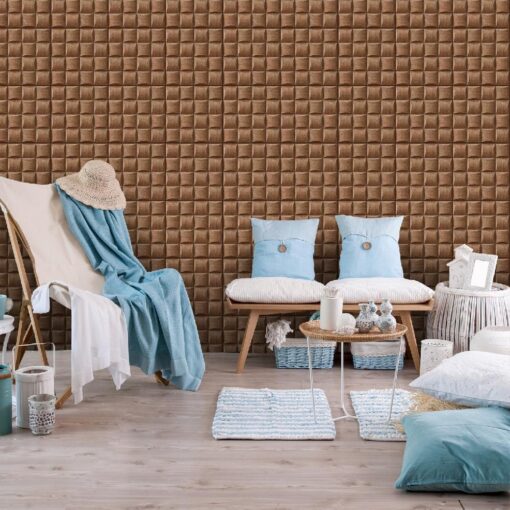 10 piece Waterproof PVC 3D Tile Brick Wall Sticker - Image 7