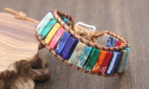 Women's Bohemian Handwoven Leather Bracelet - Image 13