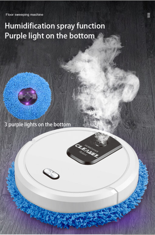 3 in 1 Intelligent Sweeping Robot Vacuum Cleaner - Image 12