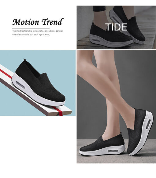 Casual Comfortable Running Trainers without Laces - Image 9