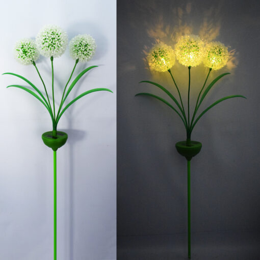 Solar Dandelion Flower Ball Light - Image 6