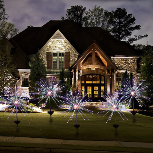 90, 120 or 150 LED Solar Firework Light - Image 3