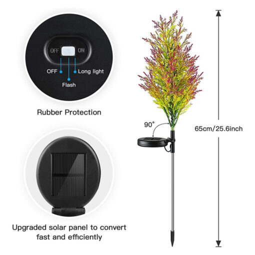 Garden Solar Peacock LED Lights - Image 9