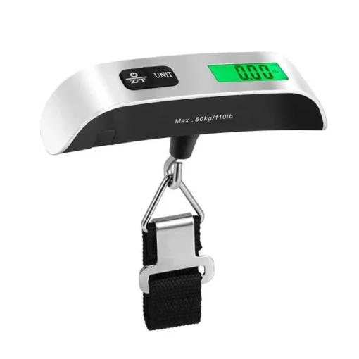 Portable Scale Digital LCD Display 110lb/50kg Electronic Luggage Hanging Scale