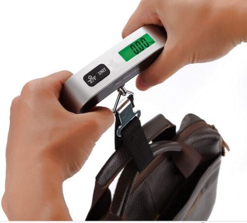 Portable Scale Digital LCD Display 110lb/50kg Electronic Luggage Hanging Scale - Image 7