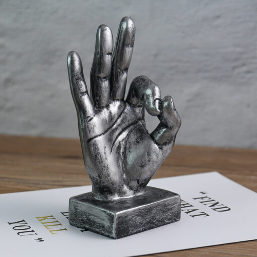 Artistic Hand Gesture Desktop Statue - Image 18