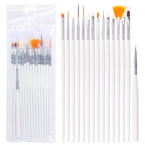 15 PCS/Set Phototherapy Manicure Tool Nail Art Pen Set Painted Pen Nail Brush - Image 20