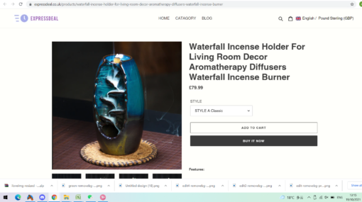 Aromatherapy Diffusers Waterfall Incense Burner - Image 15