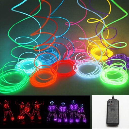 1M or 3M Customizable Neon LED Rope Light Wire - Image 22