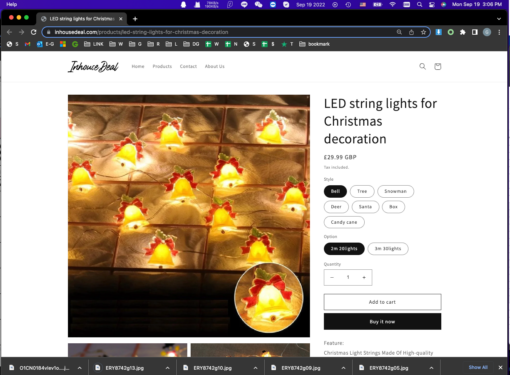 2M or 3M LED string lights for Christmas decoration - Image 6