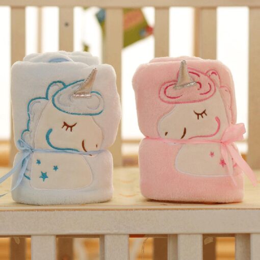 Unicorn Velvet Plush Throw Blanket - Image 9