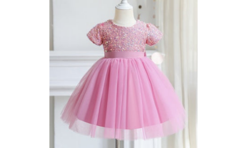 Kid's Princess Sequins Gauze Tutu Dress - Image 4