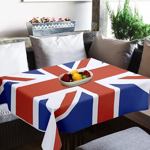 5 Sizes United Kingdom Flag British Tablecloth - Image 7