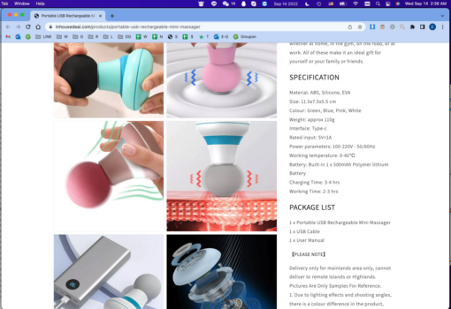 Portable USB Rechargeable Mini Massager - Image 11