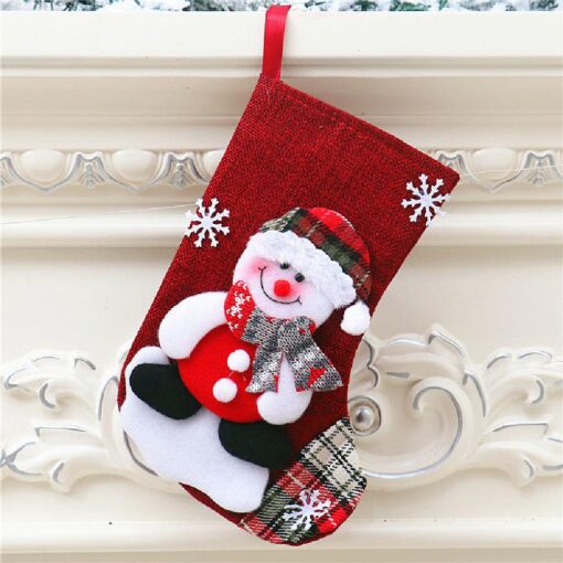 5 Styles 4pcs Christmas Stockings - Image 11