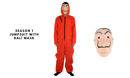 Money Heist Masks and Overall Set - Image 7