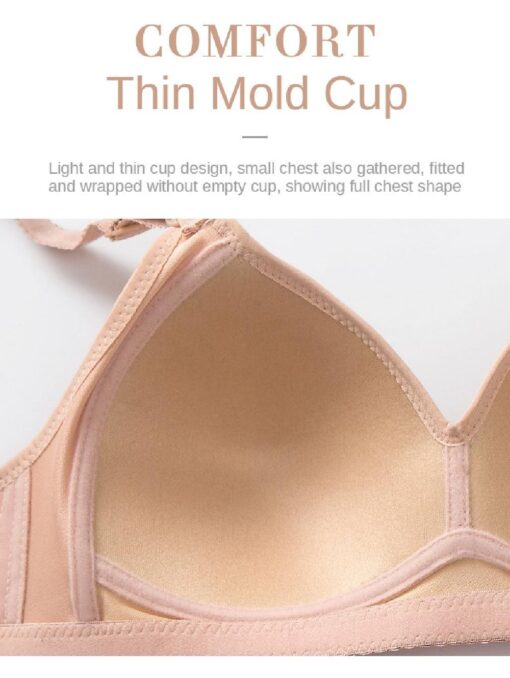 Wireless Thin Soft Gather Bra - Image 12