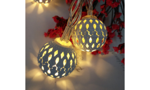 1.5m 10 LED Moroccan Ball String Lights - Image 12