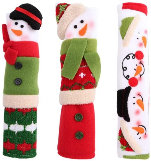 Set of Christmas Santa Designed Kitchen Appliance Handle Covers - Image 4