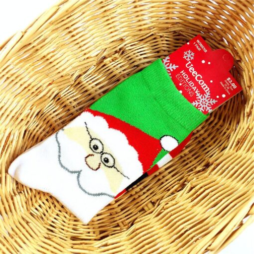 1 or 15 Paris Christmas Funny Novelty Colorful Socks - Image 4