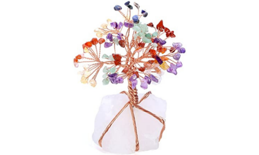 Three Styles Crystal Lucky Tree Healing Crystals Copper Money Tree Spiritual Gift - Image 16