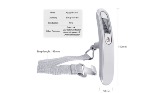 Portable Digital Weight Scale for Travel Suitcase Weigher - Image 16