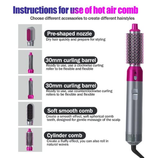 5-in-1 automatic curling hair styler - Image 11