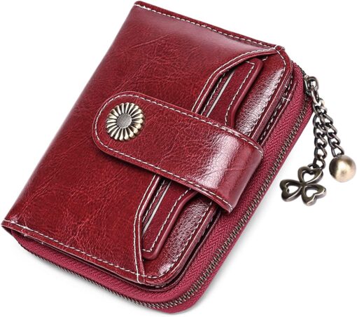 PU Leather RFID Small Compact Wallet - Image 10