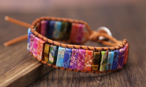 Women's Bohemian Handwoven Leather Bracelet - Image 5