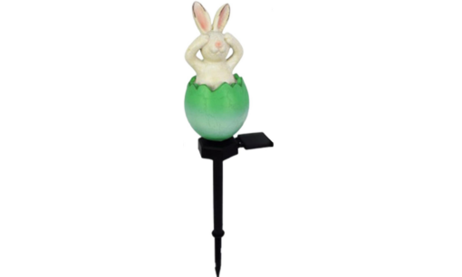 One or Two Solar Rabbit Shaped Sculpture Garden LED Light - Image 7