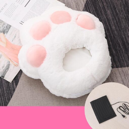 Washable Cat Paw Feet Warmers Heating Pad - Image 8