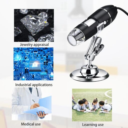 1000x or 1600x Wireless Digital Microscope Handheld USB HD Inspection Camera - Image 9