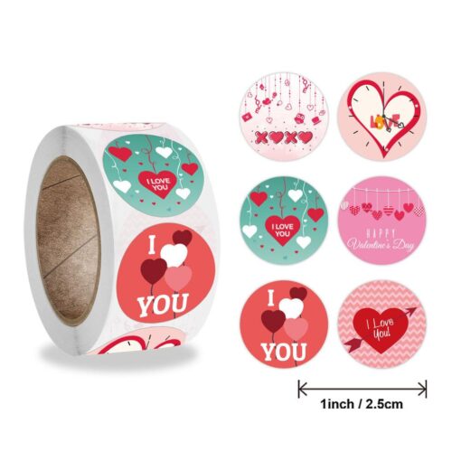 500 or 2000 Pcs I Love You Stickers Stickers - Image 12