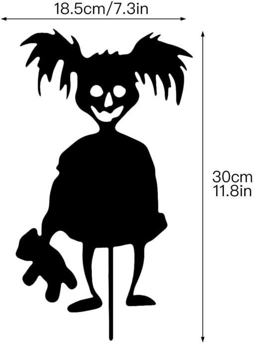 Halloween Little Sinister Garden Pile Silhouette - Image 4