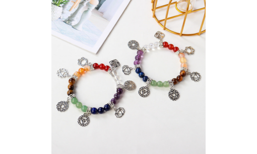 One or Two 7 Chakra Reiki Healing Bracelet - Image 6