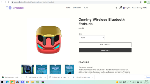 Ironman INSPRIRED Gaming Wireless Bluetooth Earbuds - - Image 7