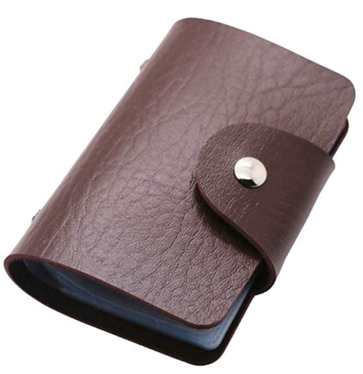 PU Leather 24 Slots Card Holder - Image 6