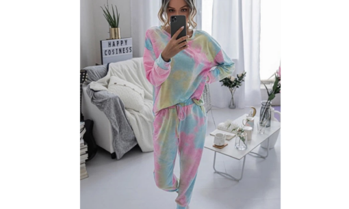 Limited Two-Piece Tie Dye Lounge Set - Image 4