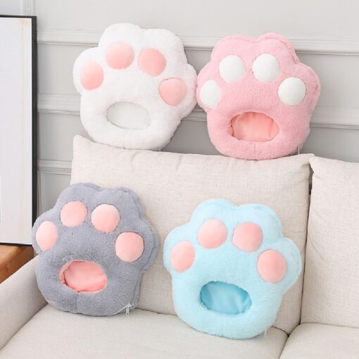 Washable Cat Paw Feet Warmers Heating Pad - Image 9