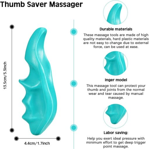 One or Two Deep Tissue Thumb Saver Neck and Back Massager Tool - Image 9